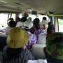 Cambodge - Entasses dans le van...