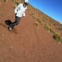 Bolivie - Ds le sud lipez, ca descend!! Mais j ai un centre de gravite tres bas grace a mon pere...