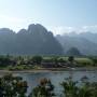 Laos - Vue de la terrasse