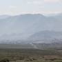 Mongolie - Arrivée rapide à Olgii, 100 km et des poussières après la frontière.