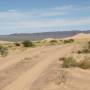 Mongolie - Traversée délicate. Je me mets en 4 courte et bloque mes différentiels juste au dernier moment ... juste à temps avant le sable très mou. Le Toy fait merveille!