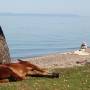 Russie - Ultime farniente sur les bords du lac quasi déserts ..