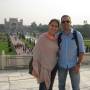 Inde - sur la terrasse du Taj Mahal